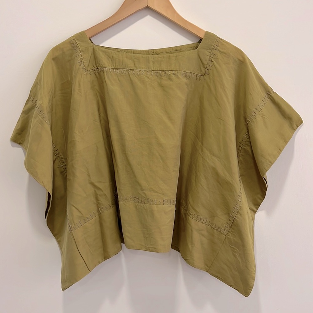 Organic cotton top from India. One size.